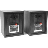 Surround set home cinema - Fenton AV550BT 5.1 versterker met zwarte speakers en actieve subwoofer