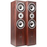 Surround set home cinema - Fenton AV550BT 5.1 versterker met walnoot speakers en actieve subwoofer