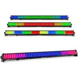 LED bars RGB - 4x BeamZ LCB144 MKII - LED bars met 144 RGB LED's - 8 secties per bar - DMX