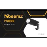Discobal met verlichting - BeamZ discobol 20cm met LED pinspot - Discobal kinderen