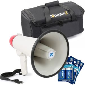 Vonyx - MEG040 - Megafoon - Wit - 40 Watt - Bereik tot 1 Kilometer