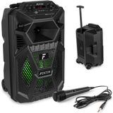 Karaoke set - Fenton FPC8T - Karaoke speaker op accu - 100 Watt - Karaoke set met microfoon