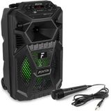 Karaoke set - Fenton FPC8T - Karaoke speaker op accu - 100 Watt - Karaoke set met microfoon
