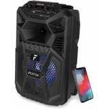 Karaoke set - Fenton FPC8T - Karaoke speaker op accu - 100 Watt - Karaoke set met microfoon