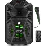 Karaoke set - Fenton FPC8T - Karaoke speaker op accu - 100 Watt - Karaoke set met microfoon