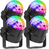 Fuzzix discolampenset met 4x Fuzzix Tornado