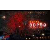 Set van 4 BeamZ BBP90W Uplights - PAR spot op accu met 4x 4W LED's - Wit