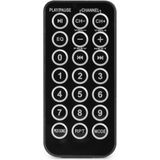 Power Dynamics 100V plafondspeaker set - 8 witte speakers en versterker - met Bluetooth - 120W