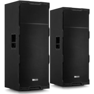 Power Dynamics - PDY2215A - Actieve Speakerset - Zwart - 2x 15 inch - 1600W