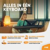 MAX Rhapsody54 keyboard piano set met 54 toetsen Ideaal voor beginners Met koptelefoon en bladmuziekhouder