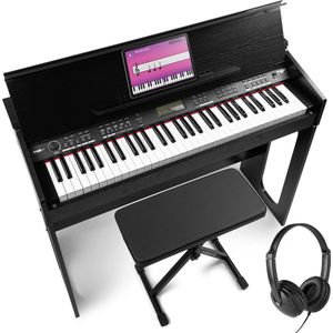 MAX RhapsodyDP61 complete keyboard set - digitale piano met meubel inclusief bankje en koptelefoon
