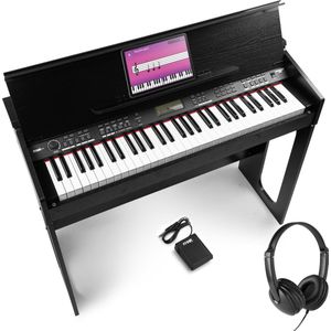 MAX RhapsodyDP61 digitale piano set inclusief sustainpedaal en koptelefoon
