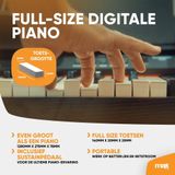 MAX RhapsodyDP88 Digitale Piano met 88 toetsen - Keyboard met standaard - Aanslaggevoelige toetsen