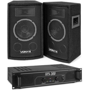 Vonyx - SL6 - Geluidsinstallatie - 2-weg Speakers - 2x 6 inch Woofers - 500W