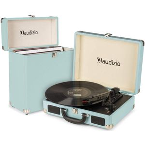 Audizio RP114BL - Retro Platenspeler - Blauw - Ingebouwde Speakers - Model 2024