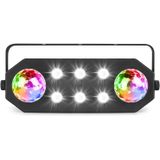 BeamZ Kinderdisco feestverlichting - Partyset met discolamp en rookmachine - Multicolor LED’s