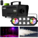 BeamZ Kinderdisco feestverlichting - Partyset met discolamp en rookmachine - Multicolor LED’s
