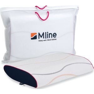 Pillow You - Fuchsia - Traagschuim Hoofdkussen - Ergonomisch - Wasbare Tijk