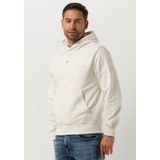 Calvin Klein Micro Monologo Hoodie Truien & Vesten Dames - Sweater - Hoodie - Vest- Gebroken wit