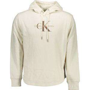Calvin Klein - Hooded Sweater - Beige - Katoen
