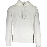 Calvin Klein - Hoodie - Wit - Heren - Katoen