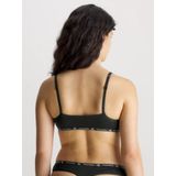 Calvin Klein - Bralette - Zwart - Katoen-Elastaanmix - Zachte Cups