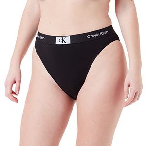 Calvin Klein Braziliaanse hoge taille Braziliaanse Vrouw, Zwart