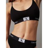 Calvin Klein - CK96 - Bralette - Zwart - Katoen-Elastaanmix