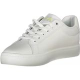 Calvin Klein - Witte Leren Dames Sneaker - Fitness-schoenen