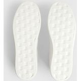 Calvin Klein - Witte Leren Dames Sneaker - Fitness-schoenen