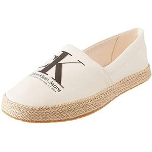 Calvin Klein Jeans Heren Espadrille ESS Monogram, Oud Wit, 11 UK, Oud Wit, 43.5 EU