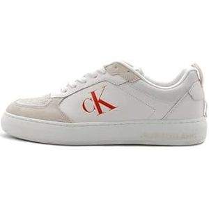 Calvin Klein Jeans Heren Casual Cupsole Xray Ym0ym00607 Sneaker, Wit, 39.5 EU