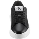 Calvin Klein Jeans Vrouwen Chunky Cupsole Laceup Mon LTH Wn Sneaker, Zwart, 38.5 EU