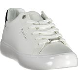Calvin Klein, Dames, Schoenen, Wit, Maat: 36 EU Leer,