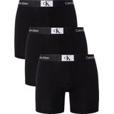 Calvin Klein - Boxer Briefs - Zwart - 3-pack - Heren Boxers Extra Lang
