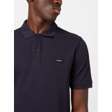 Calvin Klein - Stretch Pique Slim Polo - Donkerblauw - 96% Biologisch Katoen, 4% Elastaan