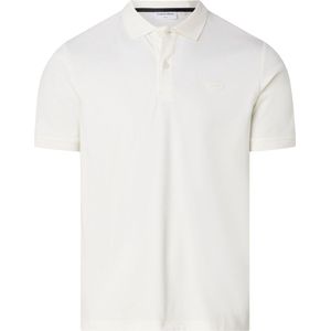Calvin Klein Smooth Cotton Slim Polo - off white