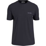 Calvin Klein Micro Logo T-shirt Zwart S Man