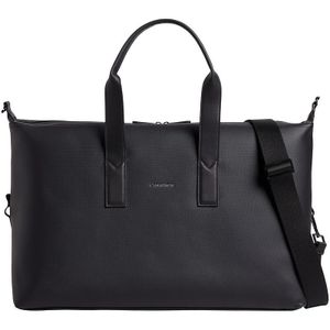 Weekend tas Must Piqué CALVIN KLEIN. Polyurethaan materiaal. Maten één maat. Zwart kleur