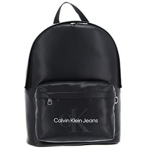 Calvin Klein Heren Monogram Soft Campus BP40 Rugzakken, Zwart, One Size, Zwart, Eén maat