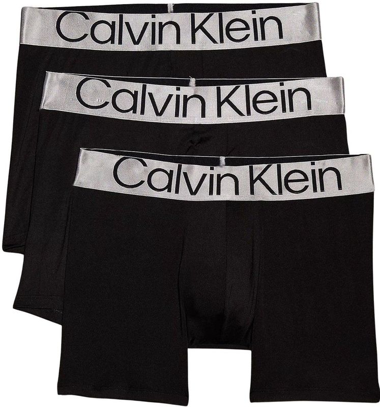 Calvin Klein - STEEL MICRO - Boxershorts - 3-pack - Lang - Gerecycled Polyester