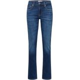 Calvin Klein - Slim Jeans - Donkerblauwe Vintage Wassing - Slim Fit