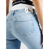 Calvin Klein - Skinny Fit Jeans - Blauw - Katoen/Gerecycled Katoen/Elastaan