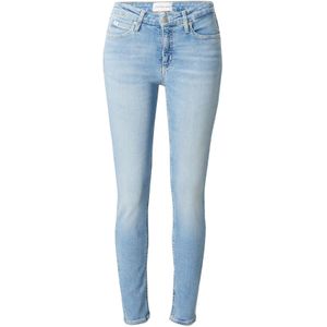 Calvin Klein Jeans Skinny halfhoge taille damesbroek, Denim Light