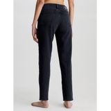 Calvin Klein - Mom Fit Jeans - Denim Zwart - 5-Pocket-Stijl