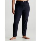 Calvin Klein - Mom Fit Jeans - Denim Zwart - 5-Pocket-Stijl