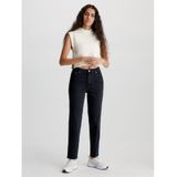 Calvin Klein - Mom Fit Jeans - Denim Zwart - 5-Pocket-Stijl