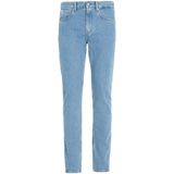 Calvin Klein Jeans Slanke stretchbroek voor heren, Denim Light