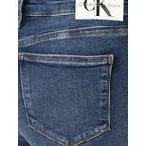 Calvin Klein - Mid Rise Skinny - Jeans - Donkerblauw - Stretch Denim Katoen