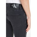 Calvin Klein - Skinny Jeans - Donkergrijze Wassing - Stretch Denimkatoen